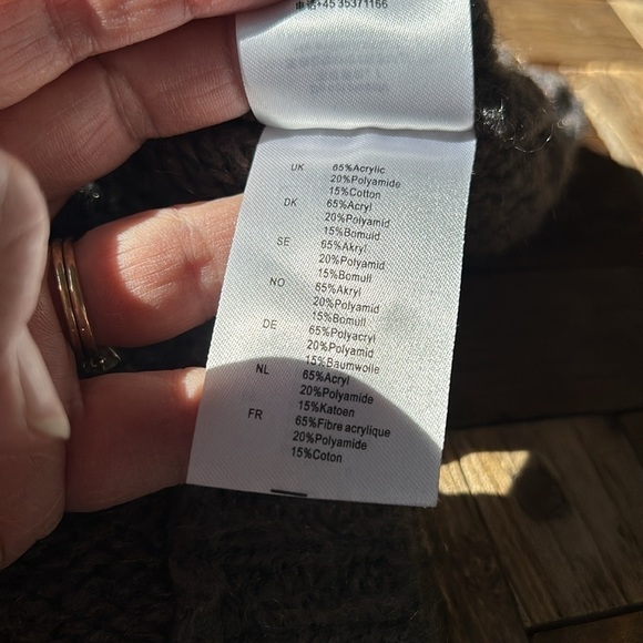 Envii Boa Knit Gray Crewneck Sweater - Picture 6 of 7